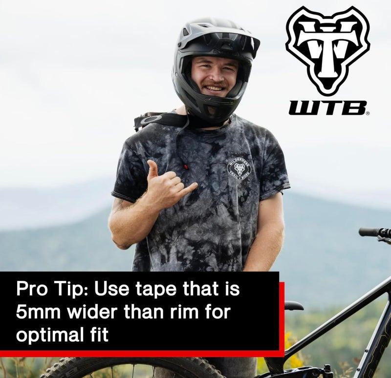 WTB Tubeless Bicycle Rim Tape (28mm x 11m) Easy Tubeless Setup & Airtight Seal, Compatible with All Tubeless Rims - Image 3